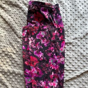 Lululemon swift speed high rise tight fluoro floral multi
